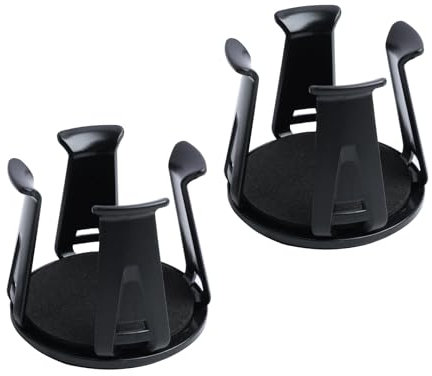 Lot de 2 Porte-gobelets de Voiture universels - Porte-Bouteilles Autocollants et Porte-Bouteilles pour Intérieur de Véhicule, Compatible avec Tasses à Café et Bouteilles, Installation Facile