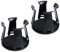 Lot de 2 Porte-gobelets de Voiture universels - Porte-Bouteilles Autocollants et Porte-Bouteilles pour Intérieur de Véhicule, Compatible avec Tasses à Café et Bouteilles, Installation Facile
