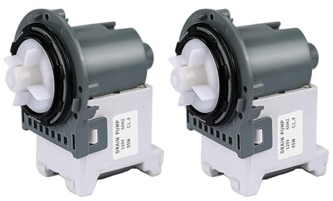 2 pompe di scarico per lavastoviglie, compatibile con WF42H5200AW, WF42H5400AP, WA50K8600AV/A2, WA50K8600AV/AA, WF45H6300AW, WF42H5000AW, WA45K7600AW/A2, WF219ANWXAA, WA45T33 200 AW