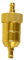 Filtro olio per Moto Filtro olio per motociclette Filtro benzina universale da 8 mm in lega di alluminio per moto, motocicletta, pit bike, fuoristrada, ATV(Gold)