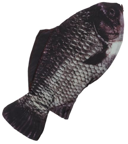 TEHAUX Federmäppchen in Fischform Stifteetui mit Großem Fassungsvermögen für Kugelschreiber Füllfederhalter Radiergummis Usw aus Hochwertigen Materialien Gefertigt Langlebig und Praktisch