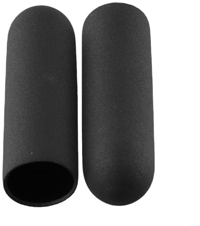 Eawfgtuw Lenkergriffe aus PVC, für Fitnessgeräte, rutschfeste Griffabdeckungen für Fitnessstudio, Cardio-Geräte, Fahrräder, Gartenarbeit und Outdoor-Werkzeuge, mehrere Innenseiten (25 mm, 100 mm), 2