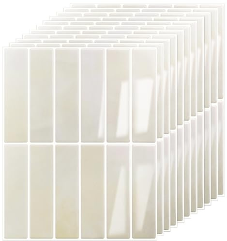 Piastrelle Adesive Cucina 3D, 10 Pezzi Mattonelle Adesive Cucina, Piastrelle Adesive Auto-adesive Impermeabili per Cucchi, Bagno, Decorazione Parete (22.9x29 cm)