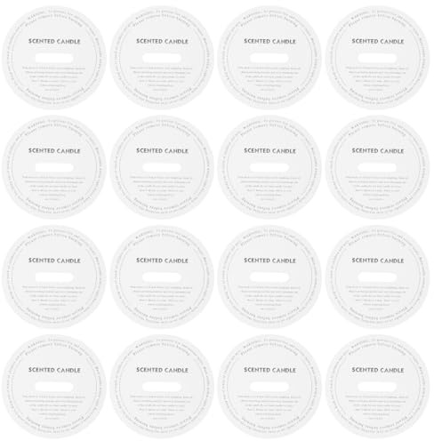 FRCOLOR Runde Wachs Aromatherapie Überzüge mit Einfachem Tropfschutz aus Papier 50 Stück als Staubdichte Kerzendekorationen und Praktischem Schutz für Kerzenherstellung