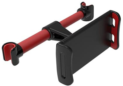 Homeet Soporte universal para tablet para iPad, iPhone, Samsung Galaxy, Kindle Fire HD, Nintendo Switch, para dispositivos de 4,4 a 11 pulgadas, color negro y rojo