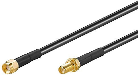 SM-PC® 2m WLAN Antennenkabel-Verlängerung SMA Wifi Stecker Buchse Adapter #454