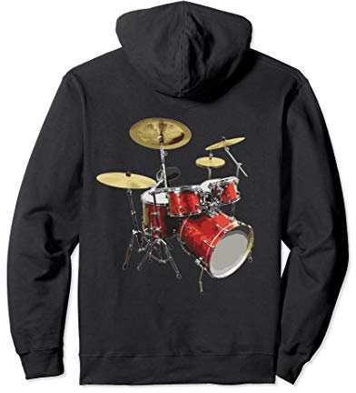 Schlagzeug T-Shirt Geschenk für Schlagzeuger Drummer Musik Pullover Hoodie