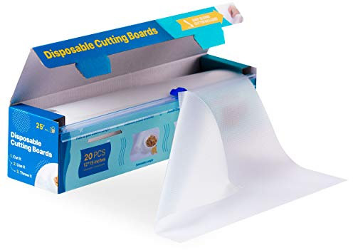 Disposable Plastic Cutting Board for Kitchen & Outdoor - Large Flexible Chopping Boards - Great Cutting Mats for BBQ and Camping