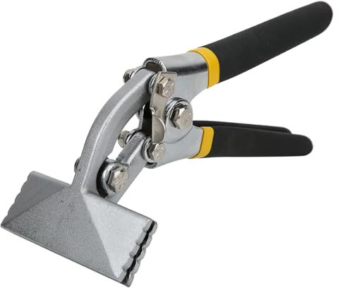 Pinza per Piegare Fogli,6in Pinza per Cucitura, Strumento di Piegatura a Mano per Piegatrice Manuale in Metallo Diritto Multifunzionale, Pinza per Cucitura con Impugnatura Antiscivolo(piegare)