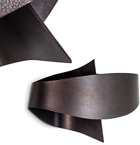 HOFSTEIN Wandleuchte Padua, Wandlampe aus Metall in Bronze/Braun, 2-flammig, 2 x G9-Fassung, Strahler im organisch fliessendem Design mit Lichteffekt, ohne Leuchtmittel