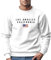 Neverless® Sweatshirt Herren Bedruckt Schriftzug California Los Angeles USA Amerika Flagge Rundhals-Pullover weiß XXL
