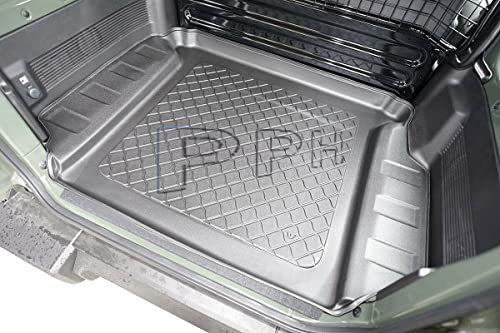 PPH - Gummierte Premium Kofferraumwanne kompatibel mit Suzuki Jimny II Pro mit 2 Sitz ab Bj. 2021-