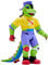 SUPER7 Teenage Mutant Ninja Turtles Mondo Gecko 3.75 in Reaction Figure