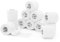 OK TAPE adhésif auto - adhésif bandage 12 Rouleaux, 5cm x 4.5m non tissé adhésif Sport Pack tape,Veterinary Pack bandage tape pour pouce poignet cheville,Blanc