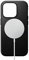 NOMAD Modern Leather Case für iPhone 14 Pro Max | Schutzhülle aus Polycarbonat und hochwertigem Echtleder | MagSafe-kompatibel | Farbe: Schwarz