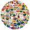 APAREAL LGBTQ Sticker Set 100 Stück, Gay Pride Aufkleber für Erwachsene, Wasserfeste Graffiti Sticker für Auto Laptop Handys Fahrrad Skateboard Snowboard Koffer Notebooks
