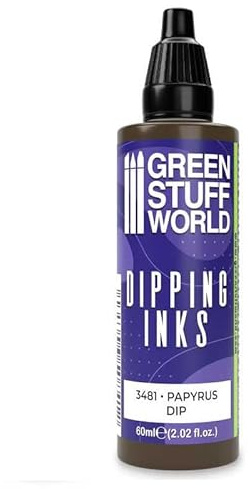 Green Stuff World Dipping Ink 60 ml kontrastreiche Modellfarbe – Papyrus Dip