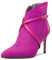 Castamere Donna Alto High Tacco Heel a Punta Stivaletti Cinturino Incrociato Cerniera Patchwork Ballo Sexy 8 CM Heels Fucsia 40 EU