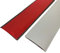 JEWELTH Self Adhesive Flat Floor Transition Strip, PVC Laminate Floor Strip Carpet Transition Strip Floor Threshold Divider Strips, Flooring Edge Trim (4CM/3M, Grey)