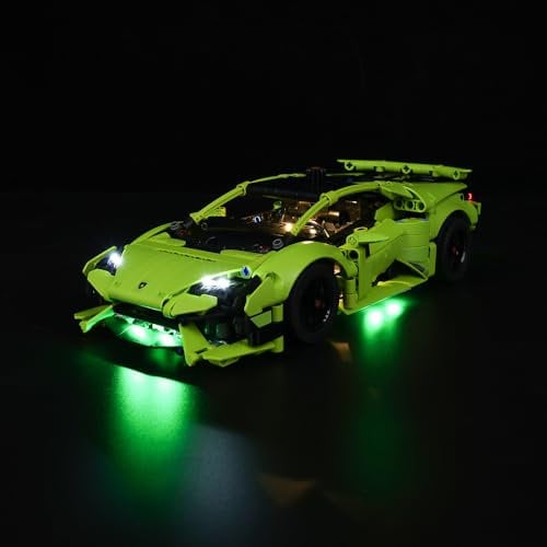 Kyglaring LED-Beleuchtungsset (kein Modell) - Kompatibel mit Lego-42161 Lamborghini Huracán Tecnica Bauklötze Modell Set - Nur LEDs kein Brick Set(Classic Version)