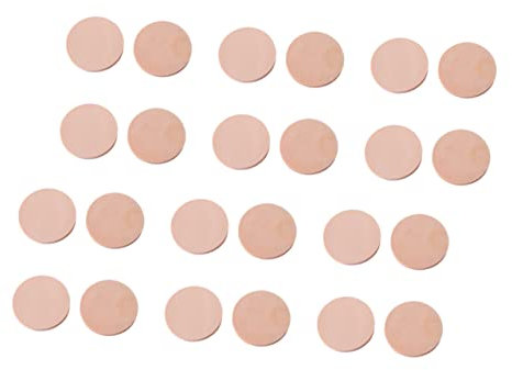 FRCOLOR 24piezas Esponjas De Maquillaje Puff Redondo De Algodón Para Remoción De Maquillaje Accesorios De Belleza Prácticos y Portátiles Para Uso Seco y Húmedo