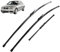 Scheibenwischer Scheibenwischerblätter Vorne Und Hinten Für BMW 1er E81 E87 2004–2010, 20+20+12 Autoscheibenwischer