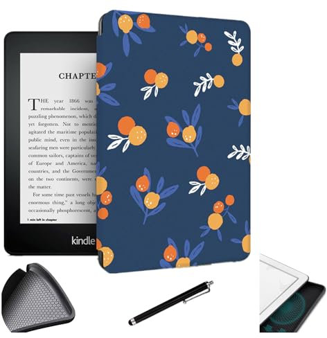 Sakenitly Étui pour Kindle Paperwhite 5ème/6ème/7ème Génération (Modèle : EY21&DP75SDI), Étui en TPU Souple et Flexible pour Kindle Paperwhite 5ème/6ème/7ème Génération 6 Pouces
