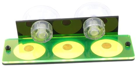 Angoily 1 Pc support de pour aquarium coquetiers cadre de récif corallien d'aspiration accessoires d'aquarium bases de récifs coralliens détenteurs de briller Acrylique