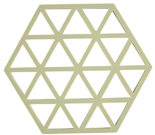 Zone Denmark Triangles Topfuntersetzer/Untersetzer für Töpfe, Silikon, 16 x 14 cm, Matcha Green