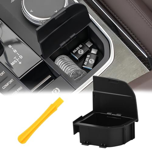 Für BMW 1 3 4 Serie X3 X4 X5 X6 X7 Mittelkonsole Aufbewahrungsbox Mittelkonsole Organizer Auto Schalthebel Aufbewahrungsbox für BMW F40 F44 G20 G21 G14 G15 G16 G05 Zubehör Mittelkonsole Organizer