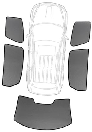 YujieNB Parasol Delantero + Trasero para Ventanilla de Coche para BMW 1 Series F40 2020-2024,4 Ventanas Laterales/portón Trasero,Parasol Magnético Personalizado,5pcs