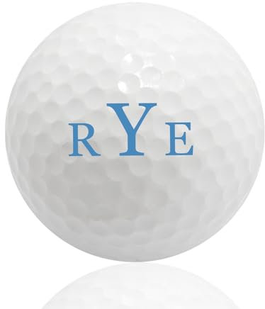 NGTSFLY Golfball Personalisiert mit Wunschtext,Golf Geschenke für Männer Frauen Monogramm Golfbälle (3 Bälle) (GBB-32)