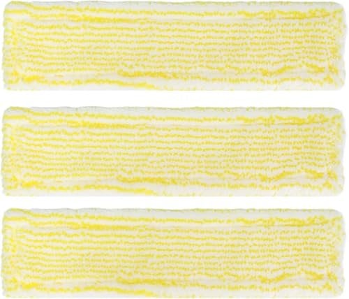3 Pack Window Vacuum Cleaning Pads for Karcher Replacement Microfibre Swipping Cleaner Mop Cover Cloths with Karcher WV2 WV5 WV6 Plus Premium Accessories(ONLY for The Spray Bottle with Velcro)