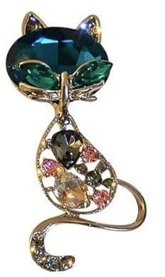 Broche Femme en Métal avec Perles Accessoire de Mode pour Foulard Clip, Perle