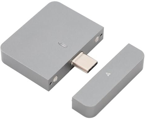 Magnetic SSD Enclosure, Fast 10Gbps Transfer with RTL9210 Chip for Pro, Pro, Pro, Laptops, Tablets, Compact Portable Design, Ideal for Travel (Garsentt2mgx03s4k-12)
