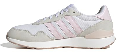adidas Women's Run 60s 4.0 Shoes, Cloud White/Clear Pink/Wonder Quartz, 4.5 UK