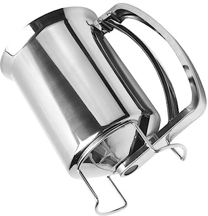 Ciieeo Embudo Dispensador De Acero Inoxidable Para Hornear Plata Fácil De Limpiar