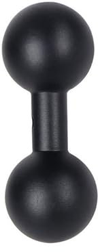 Lega di alluminio da 25 mm a sfera da 25 mm, adattatore per palla, supporto per palla, compatibile con RAM Dual Ball Socket GPS Supporti per telefono cellulare, bicicletta e moto