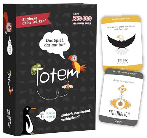 Totem – Das Spiel, das gut TUT | Kartenspiel für Erwachsene & Kinder – Team Building, Coaching, Therapie & Familienzeit | Fördert Selbstwertgefühl & emotionale Intelligenz (Originalausgabe Deutsch)