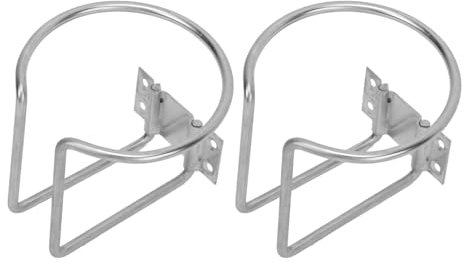 Akozon 2PCS Stainless Steel Boat Ring Cup Holder, Proof Drink Holder for Car, RV, Marine & Yacht