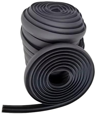 Dachträger Abdichtgummistreifen an der Unterseite der Dachträger-Querstange, Breite 19 mm, für obere Stange Relingträger