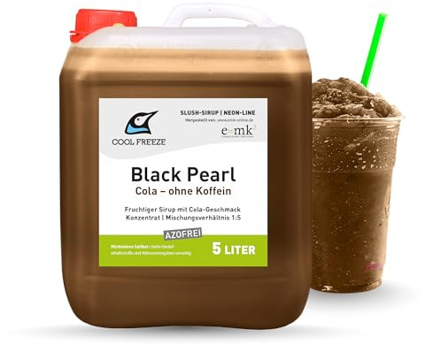 Slush Eis Sirup | Cola mild | | Konzentrat 1:5 | 5 Liter Kanister | Azo- Glycerin Frei | geeignet für Ninja Slushy Maschine | Premium-Qualität direkt vom Hersteller