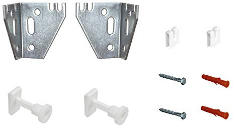 HK Befestigung Kompakt Heizkörper Laschen Wand Konsole Halterung 13mm-53mm (2 Befestigungen)