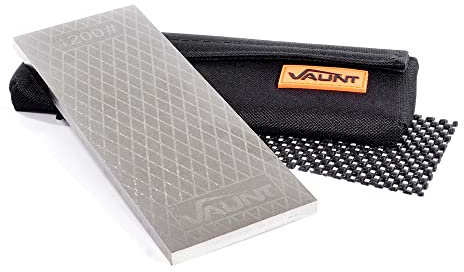Vaunt Diamond Sharpening Stone Single-Sided 200mm x 75mm Extra Fine