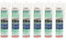 6x dubaust SAS24 Sanitärsilikon elastisch dauernassbeständig schimmelresistent Bad Küche Dusche Feuchträume 310ml Kartusche (transparent)