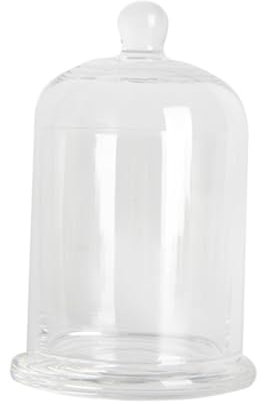 LIFKOME Glas Kerzenhalter Mit Glocke - Eleganter Hurrikan Kerzenständer Für Hochzeitsdekoration Bankett Und Party Hochwertige Glasabdeckung Für Romantische Atmosphäre