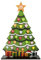 Adventskalender 2024 - Adventskalender, 25 Tage Countdown Adventskalender mit Weihnachtsbaum - Miniatur Baumschmuck für Zuhause Weihnachten