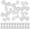 Homoyoyo Lot De 100 Chevilles De Fixation Pour Meubles Chevilles D'Extension Chevilles De Meubles Assemblage De Vis Écrous Pré-Insérés Inserts De Meubles Inserts D'Écrous En