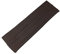 WESTEND CHOICE 7 cm Breites Stirnband, Einfarbig, Dehnbar, Unisex, Kylie-Bandeau für Damen und Herren, Weiches Yoga-Accessoire (Dunkelbraun)