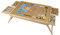 genialo Puzzle-Tisch Premium mit Beinen, Tisch mit 4 ausziehbaren Schubladen, Puzzle-Unterlage, Tischbeine ausklappbar, für 1500 Teile, Kiefernholz, MDF, braun